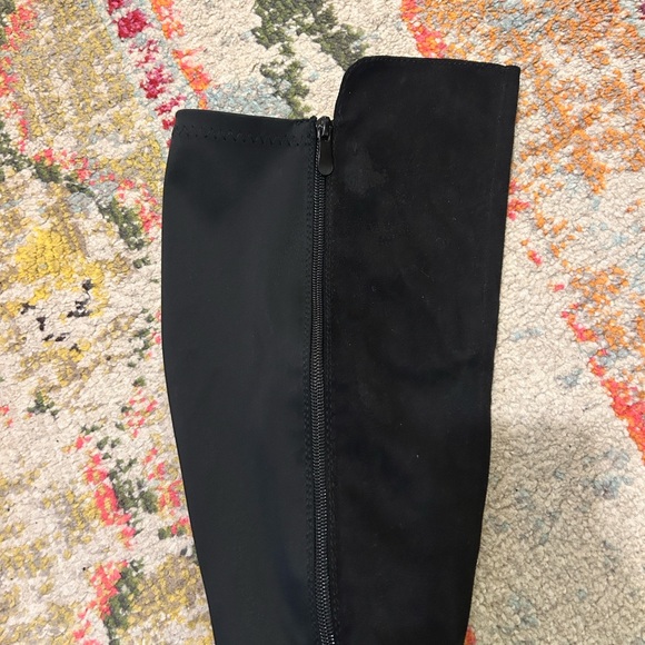 Dream Pairs Black Suede Thigh High Boots. Size 8.5 - Picture 5 of 15